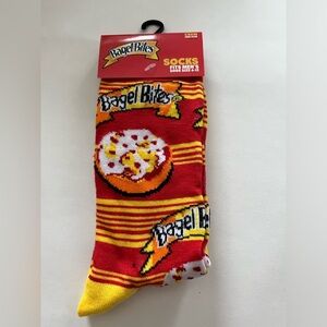Bagel Bites Socks Fits Men’s Shoe Size 6-12